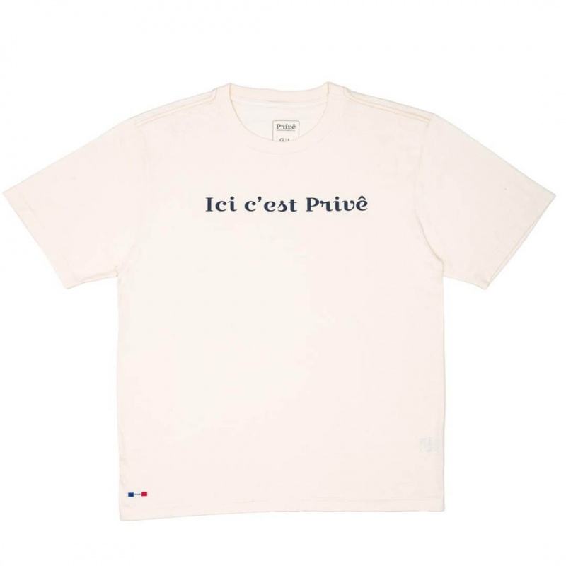 Camiseta Prive Paris Bege