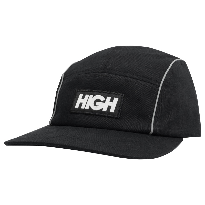 Bon High 5 Panel Logo Reflective Preto