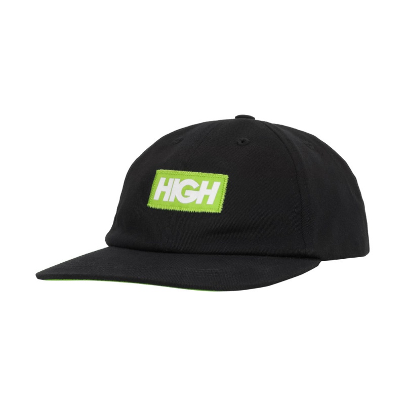 Bon High 6 Panel Logo Preto