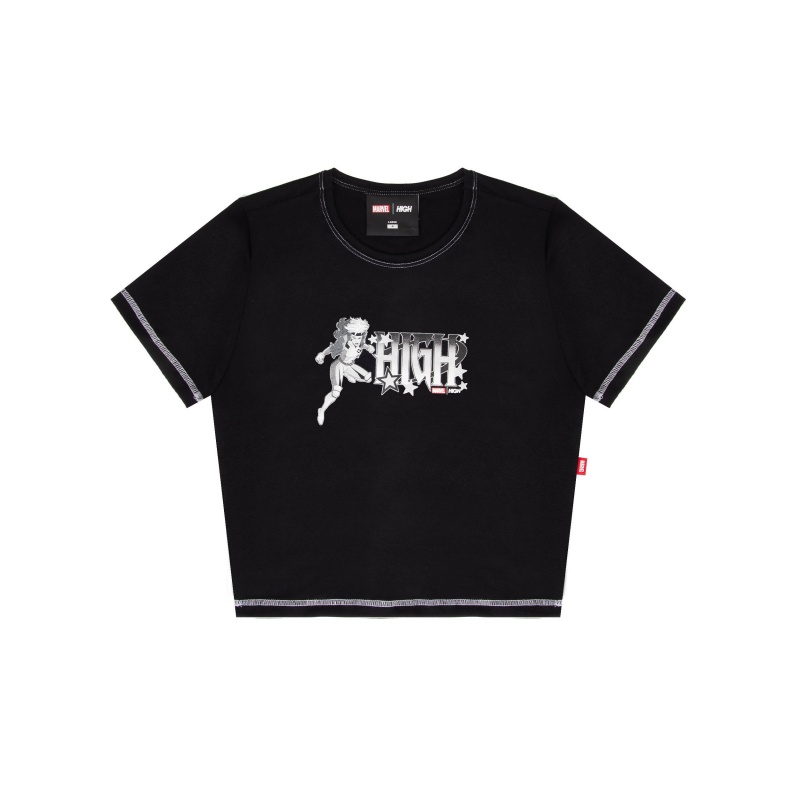 Baby Look High Rogue Preto