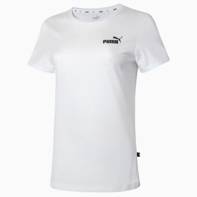 Baby Look Puma Small Logo Branco