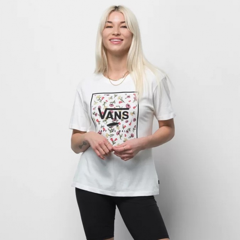 Baby Look Vans Poppy Box Relaxed Branco