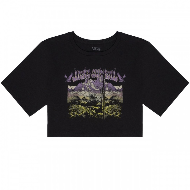 Blusa Vans Desert Storm Cropped Preto