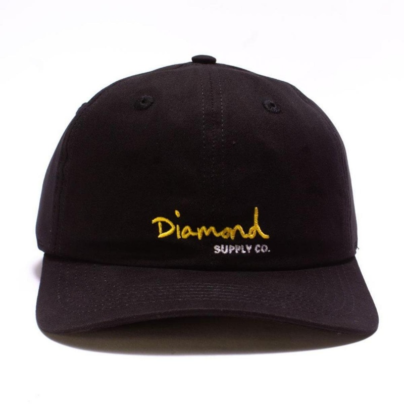 Bon Diamond Og Script Dad Hat Preto