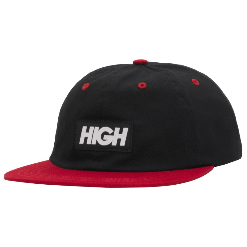 Bon High Logo 6 Panel Preto