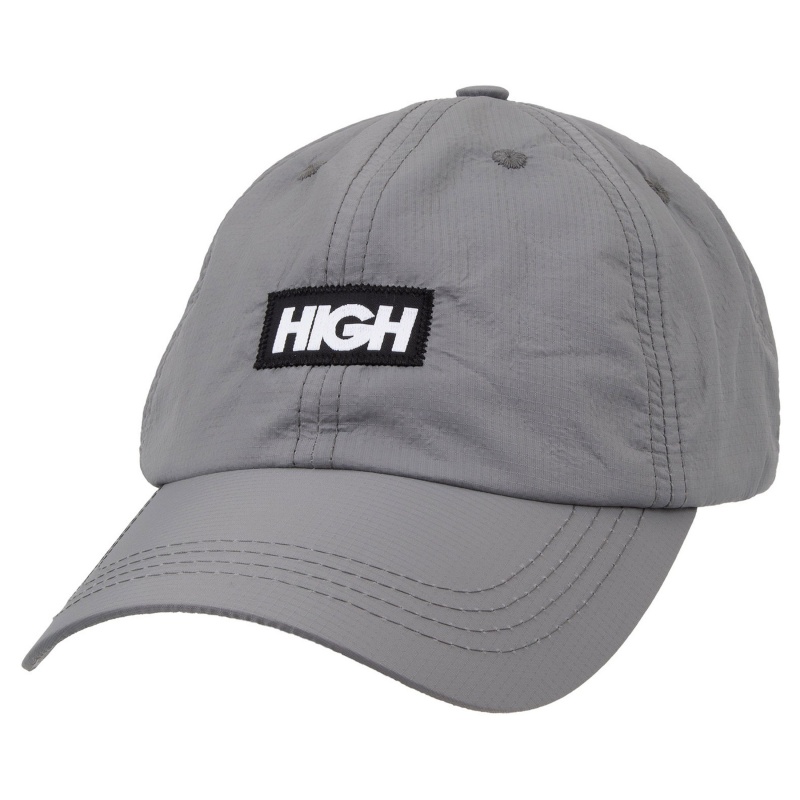 Bon High Ripstop Polo Hat Cinza