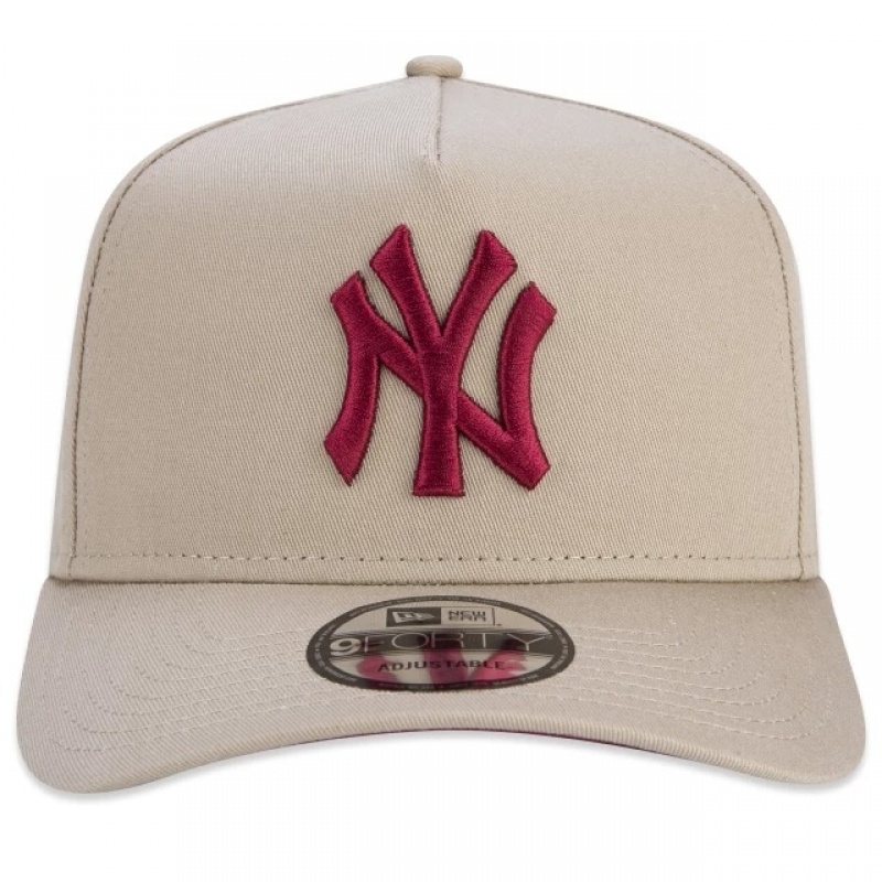 Bon New Era 940 AF SN New York Bege