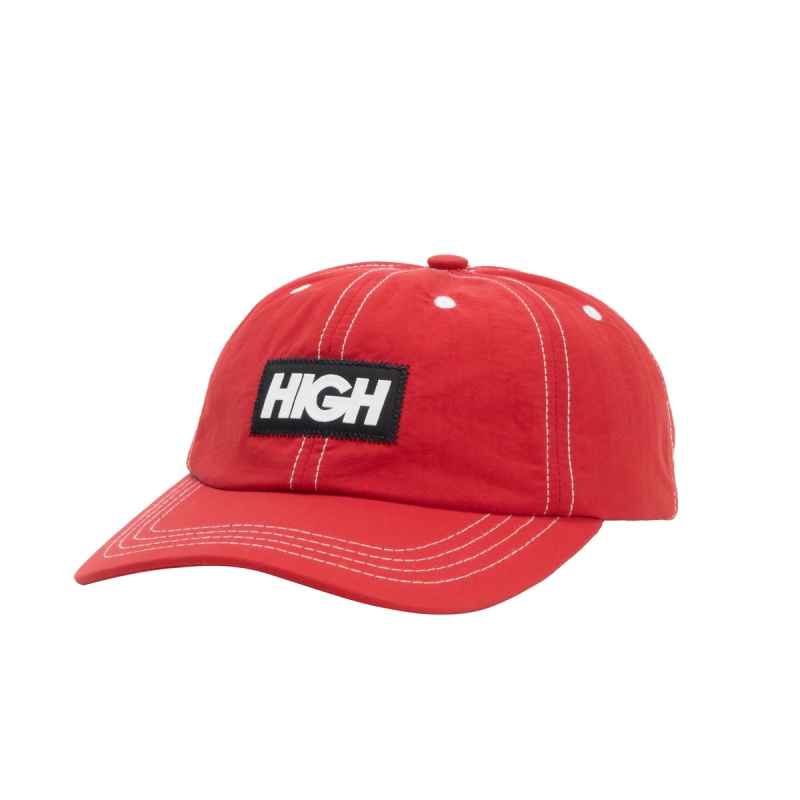 Bon High 6 Panel Ripstop Colored Vermelho
