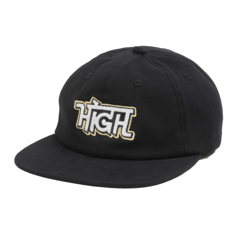 Boné High Logo 6 Panel Preto - Loja HIP