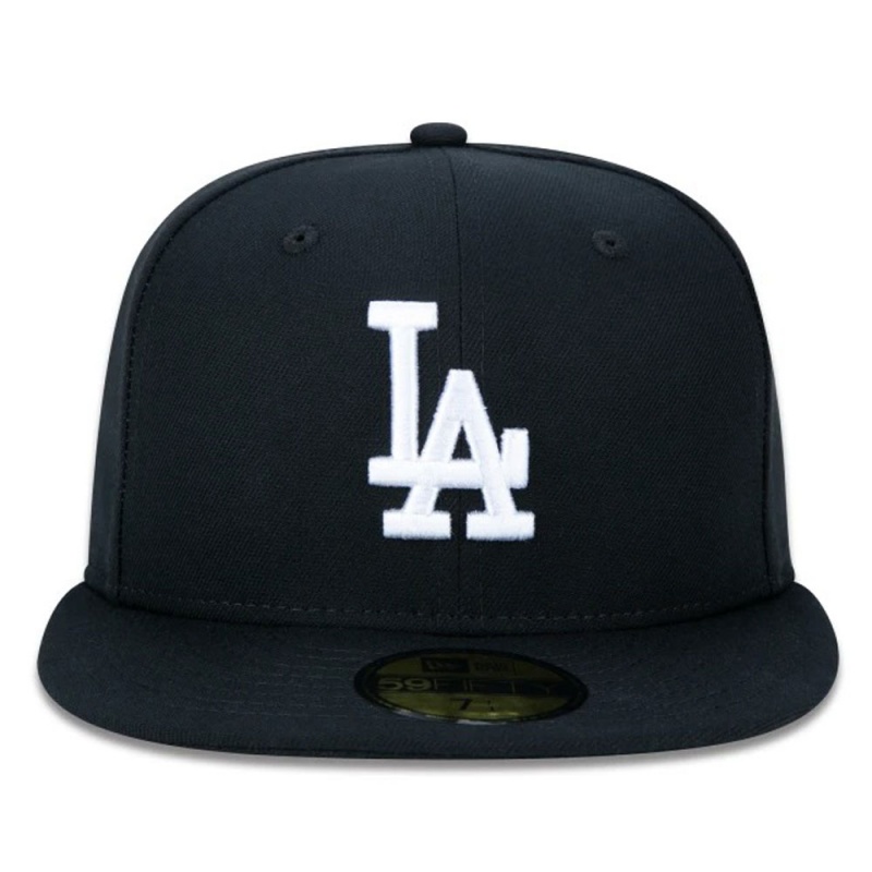 Bone New Era 5950 Los Angeles Dogers Preto