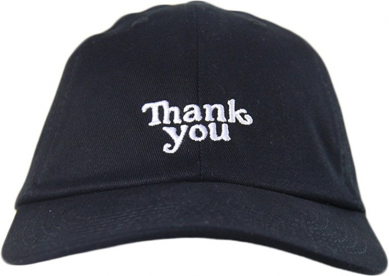 Bon Thank You Strapback Dad Hat Preto