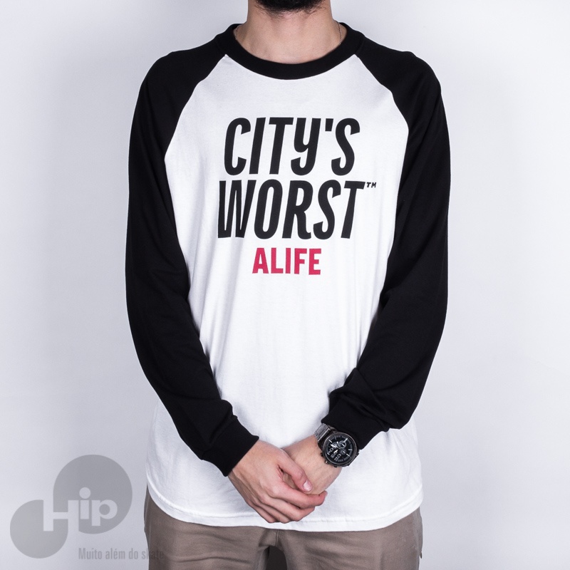 Camiseta Alife Citys Worst Branca