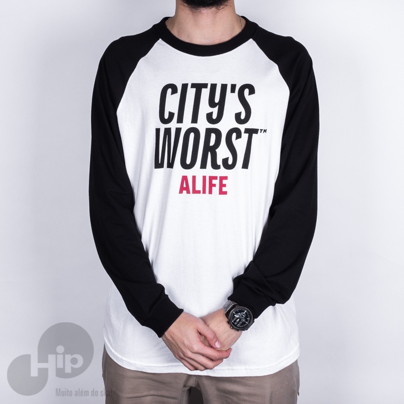 Camiseta Alife Citys Worst Branca