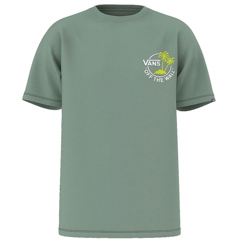 Camiseta Vans Classic Mini Dual Palm II  Verde 