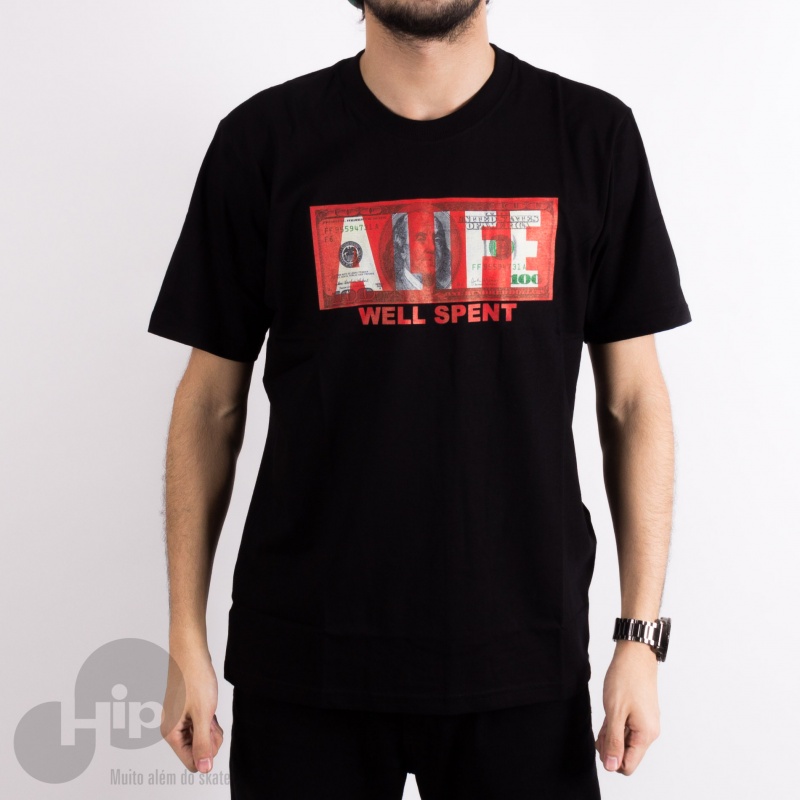 Camiseta Alife Spent It Preta