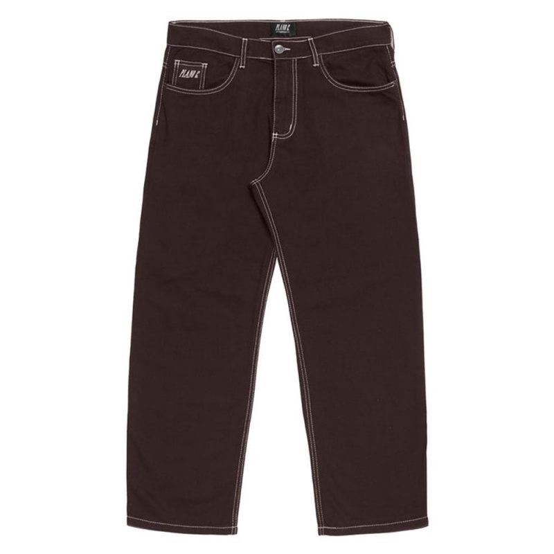 Cala Plano C Baggy Contrast Marrom