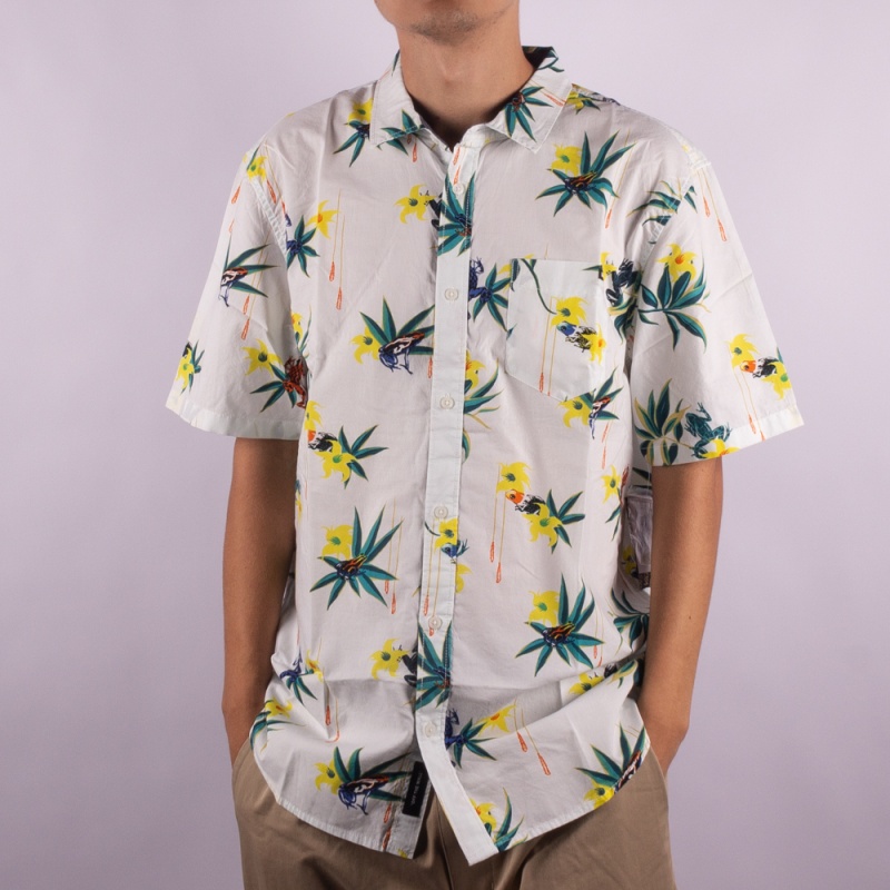 Camisa Vans Dart Floral Branco