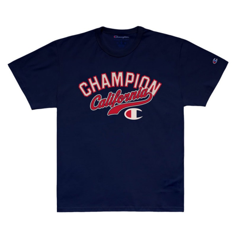 Camiseta Champion Calif Varsity Azul