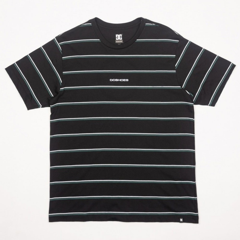 Camiseta Dc Shoes Kingpin Stripe Preto