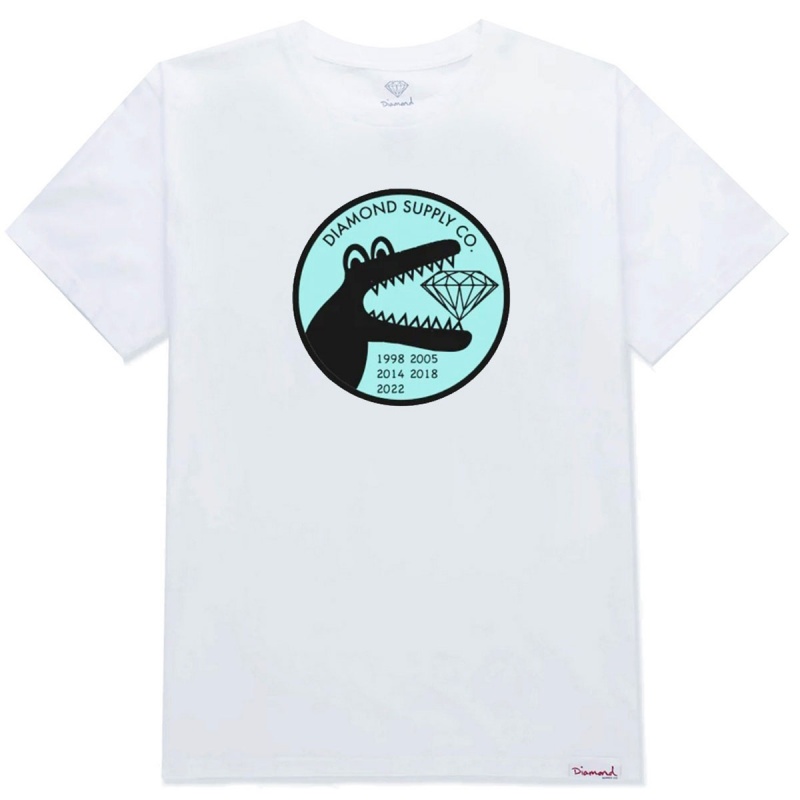 Camiseta Diamond Croc Branco