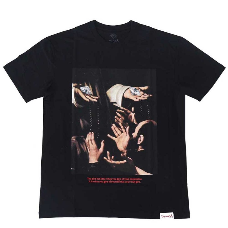 Camiseta Diamond Life Hands Preto