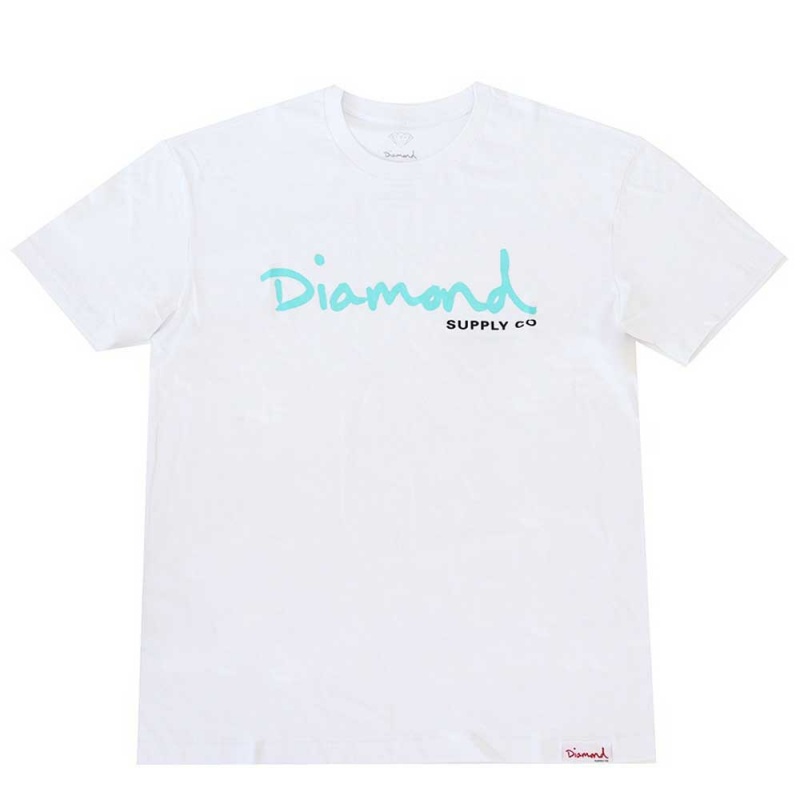 Camiseta Diamond Og Script Branco