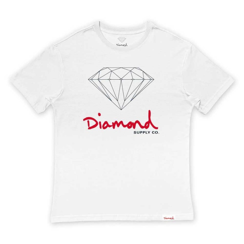Camiseta Diamond Og Sign Branco