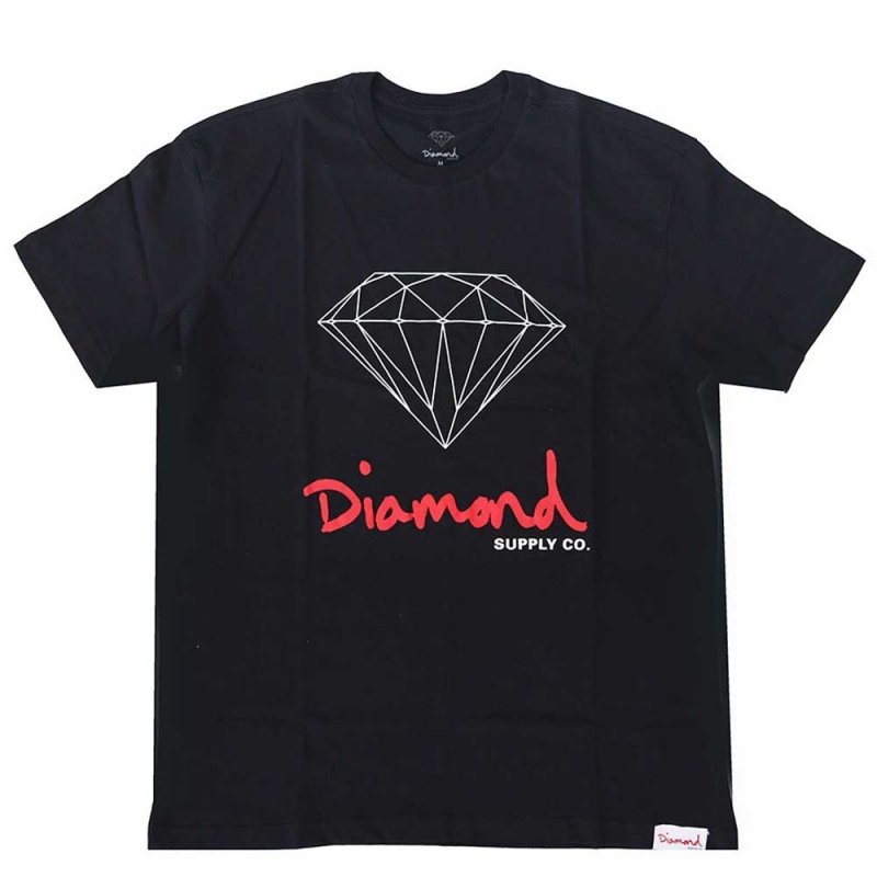 Camiseta Diamond Og Sign Preto