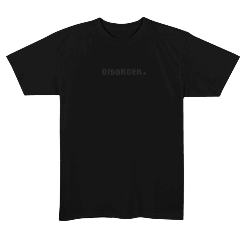 Camiseta Disorder Wordmark Preto