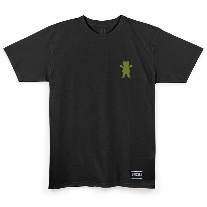 Camiseta Grizzly Mini Og Bear Preto