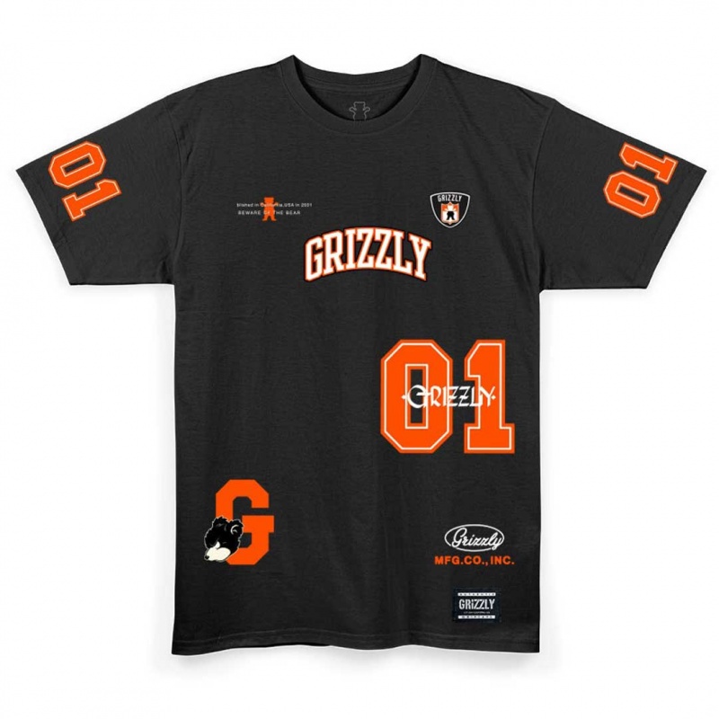 Camiseta Grizzly Third Down Preto