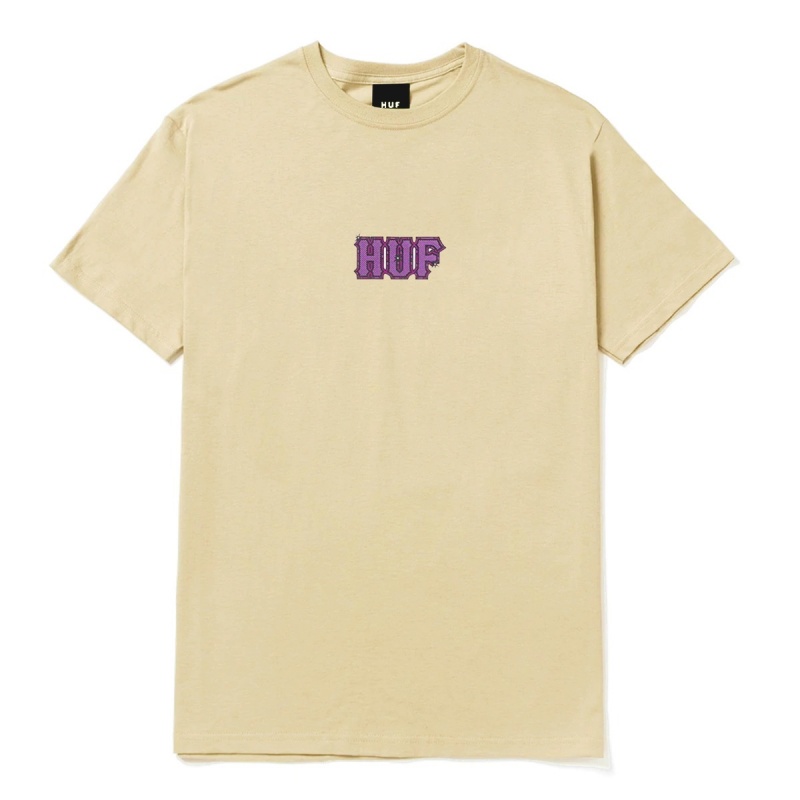 Camiseta Huf Amazing Large Bege