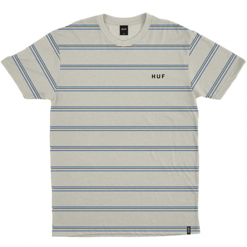 Camiseta Huf Listrada Branco 