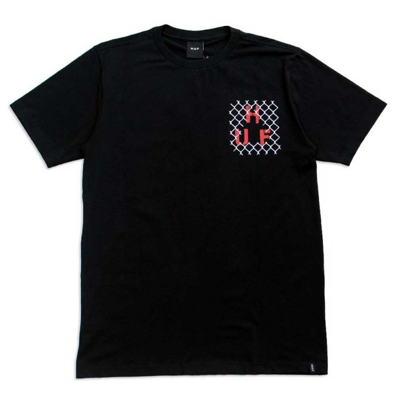 Camiseta Huf Trepass Triangle Preto