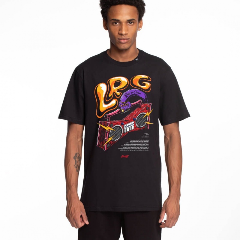 CAMISETA LRG RIC X BUD STEREO PRETO