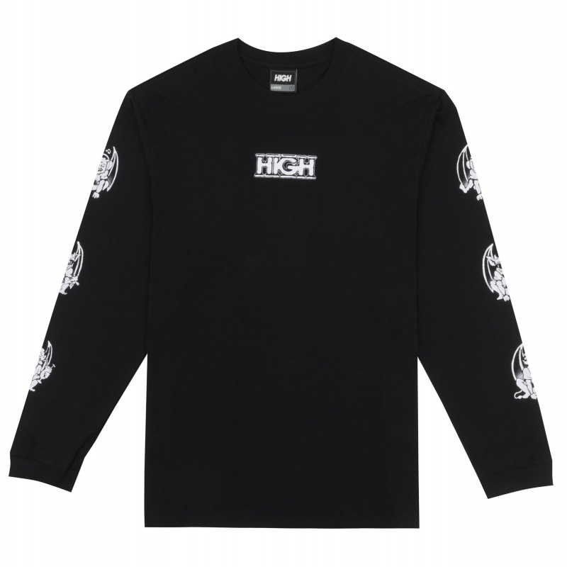 Camiseta Manga Longa High Goons Preto