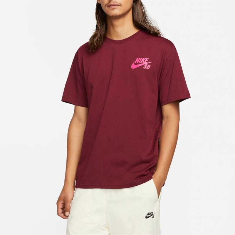 Camiseta Nike Sb Logo Vinho