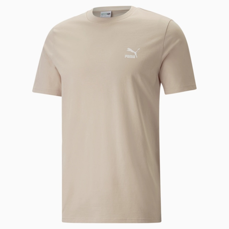 Camiseta Puma Small Logo Bege