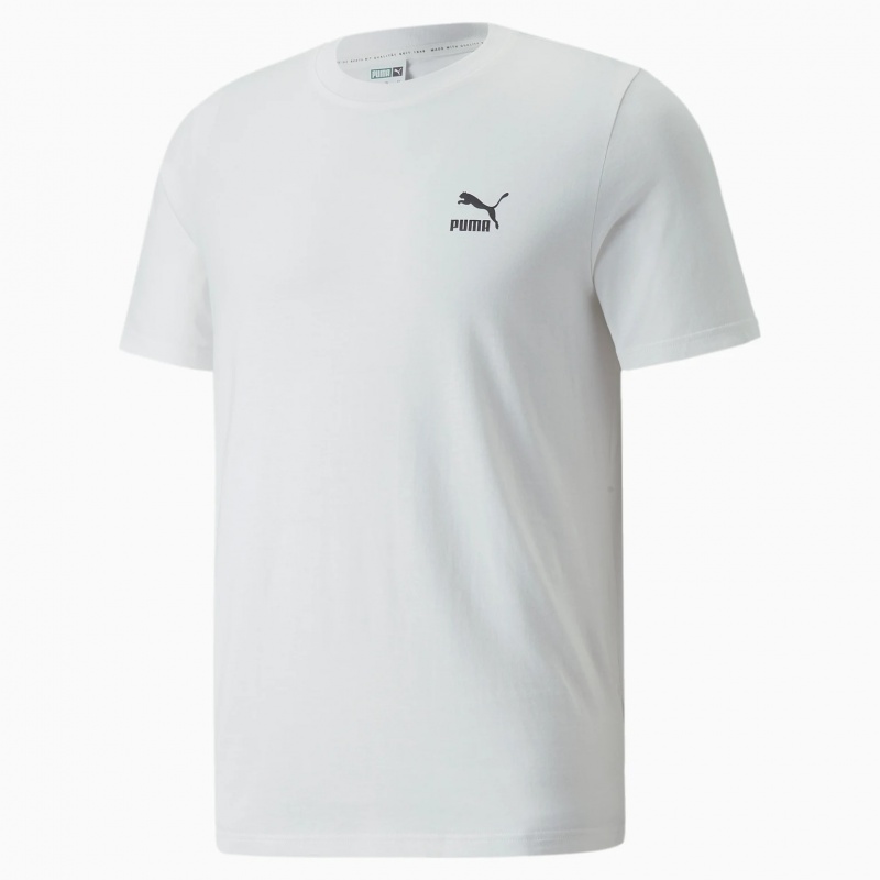 Camiseta Puma Small Logo Branco