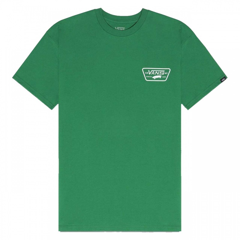 Camiseta Vans Full Patch Back Verde
