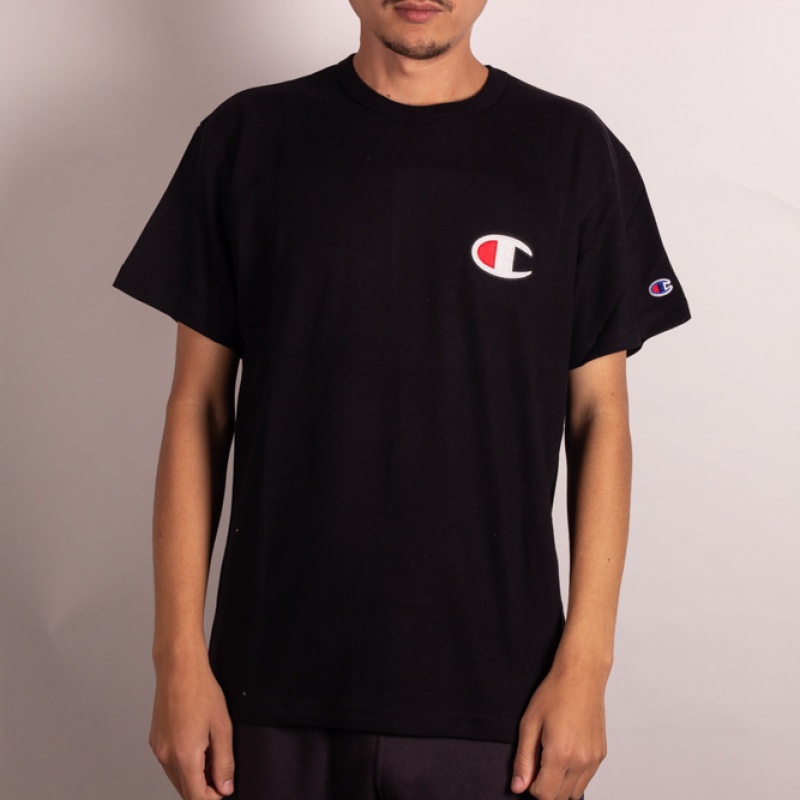 Camiseta Champion C Patch Preto