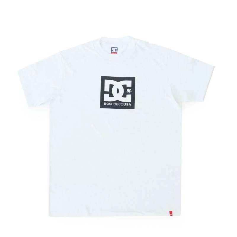 Camiseta Dc Shoes Square Star Hss Branco