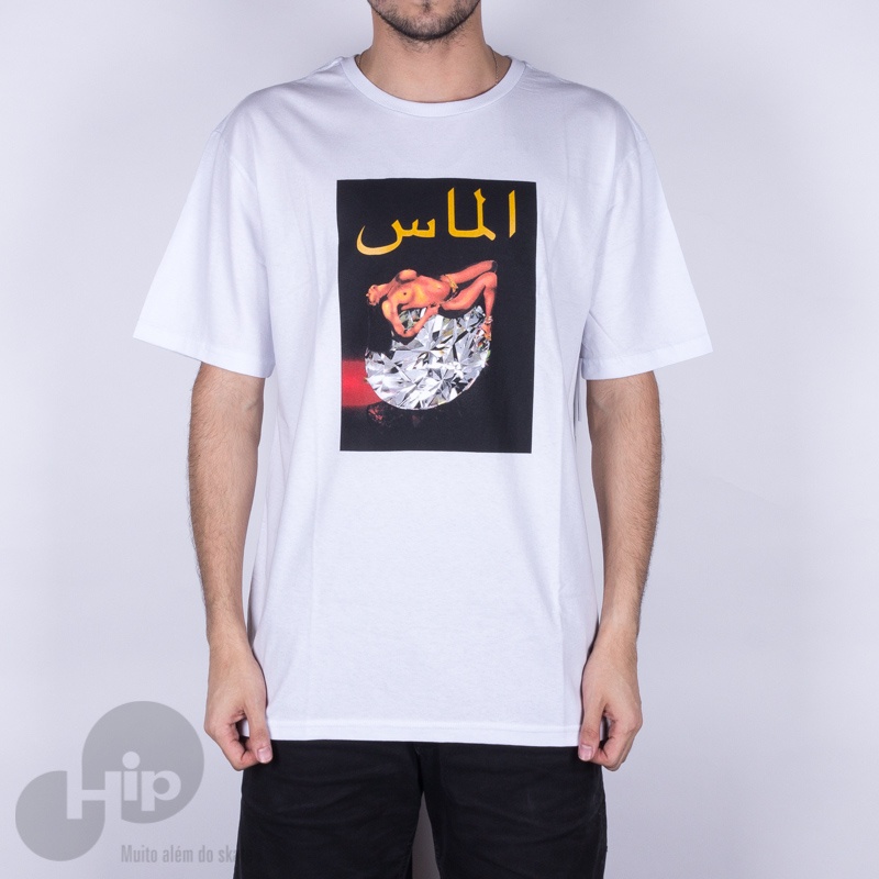 Camiseta Diamond Arabic Lady Branca