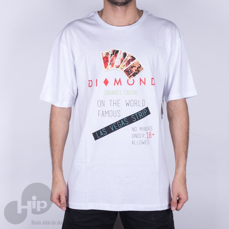 Camiseta Diamond Casino Branca