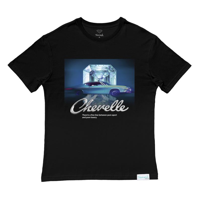 Camiseta Diamond Collab Chevelle Pure Luxury Preto