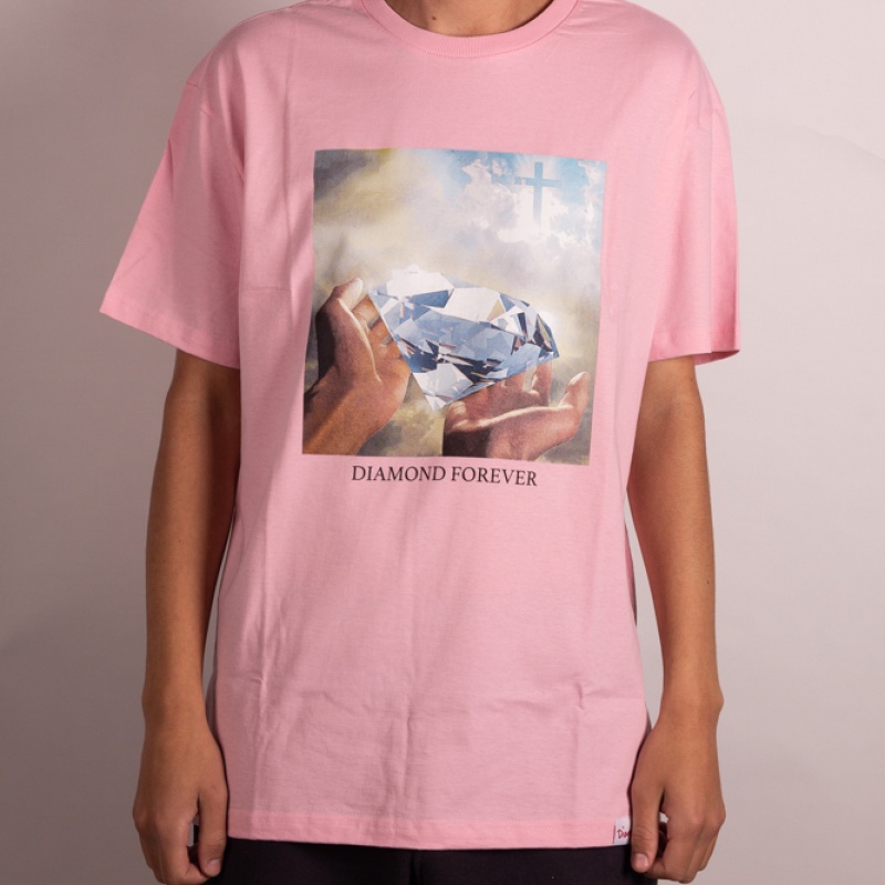 Camiseta Diamond Forever Rosa