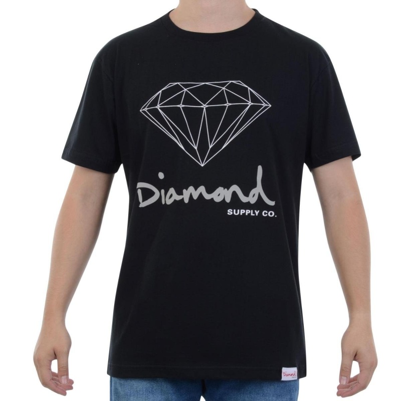 Camiseta Diamond Og Sign Preto