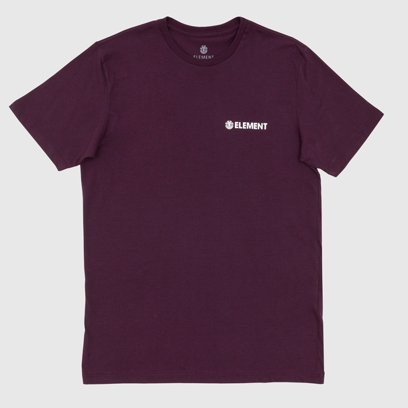 Camiseta Element Blain Chest Vinho