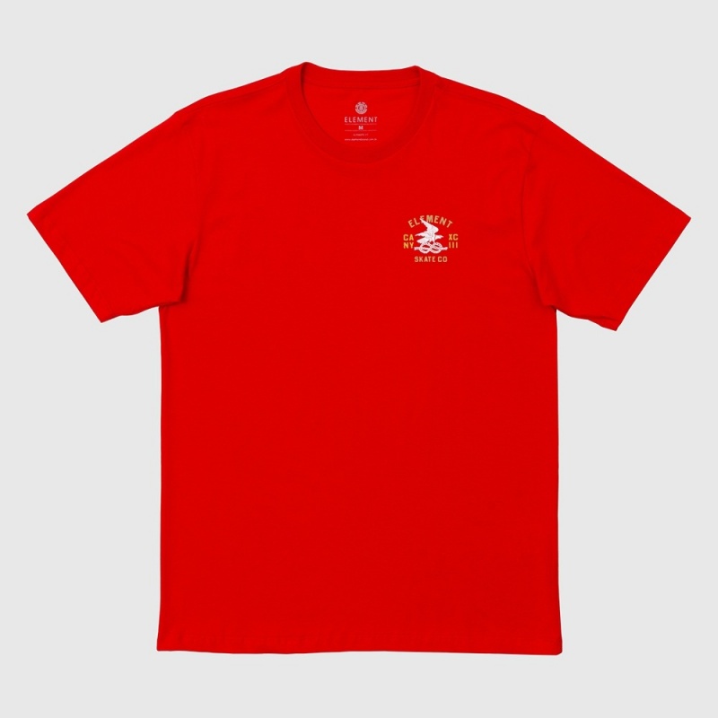 Camiseta Element CA NY Eagle Vermelho