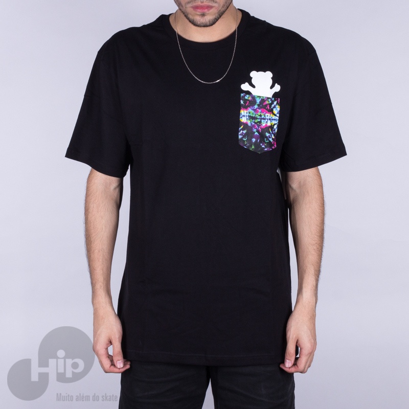 Camiseta Grizzly Nice Trip Pocket Preta